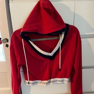 Tommy hilfiger cropped hoodie